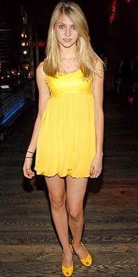 Taylor Momsen in Yellow