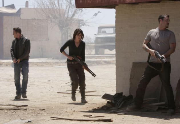 Sarah, Derek, and Charley