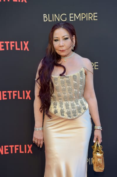 Anna Shay partecipa alla festa di lancio di Netflix "Impero scintillante" 