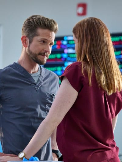 Sick Professor -tall - The Resident Season 6 Episode 5