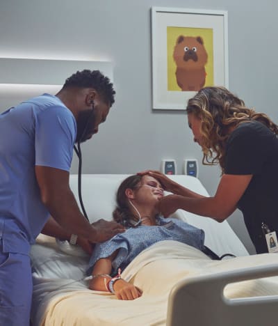 AJ and Billie to the Rescue - tall - The Resident Season 5 Episode 1