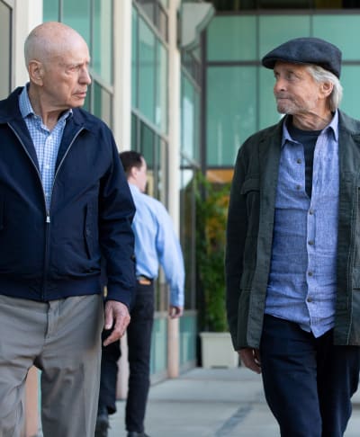 Alan Arkin and Michael Douglas on The Kominsky Method