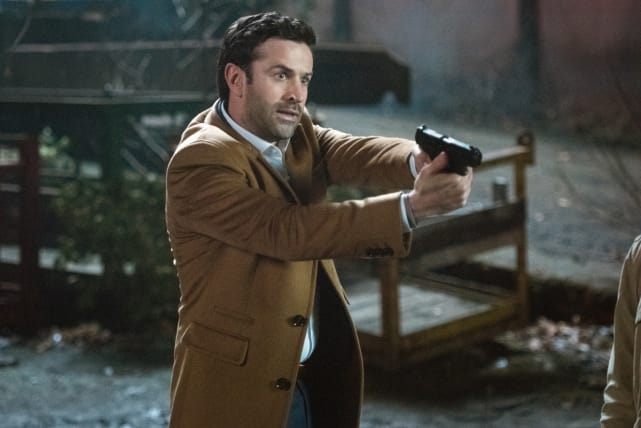 Mick draws his gun - Supernatural Season 12 Episode 17