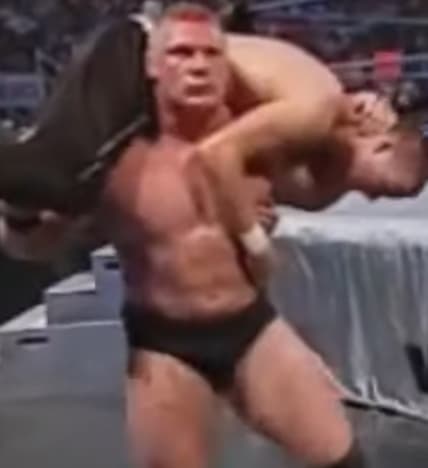 WWE Brock Lesnar Destroys Zach Gowen - WWE Smackdown