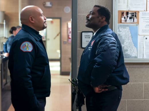 Cruz and Boden In the Firehouse - Chicago Fire Season 12 Episode 3