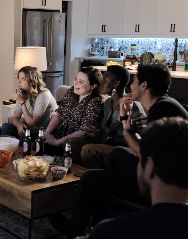Friends Game Night - tall - The Resident Season 3 Episode 6