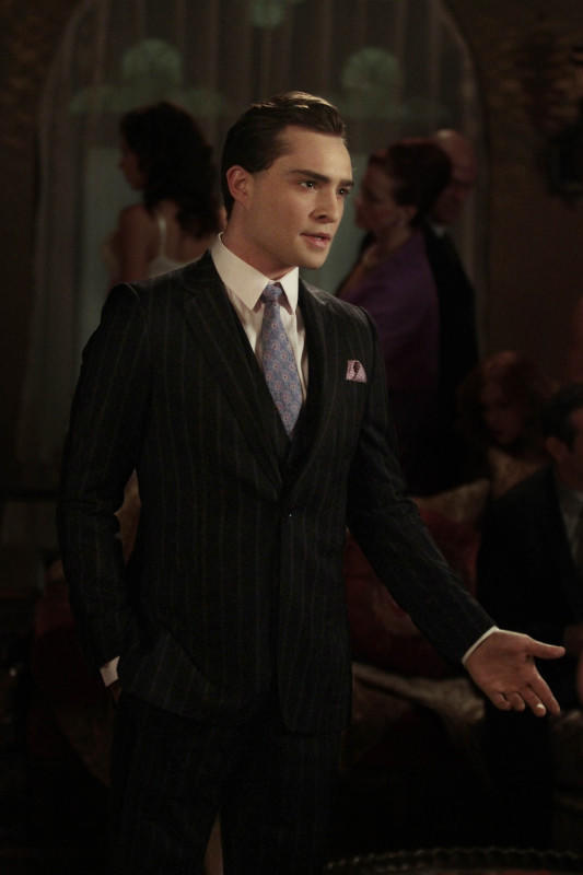 Ed Westwick as Chuck Bass Pic