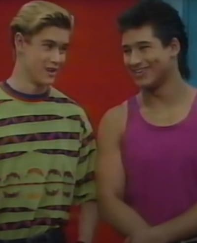 Zack and Slater Scheme by the Lockers - Saved by the Bell