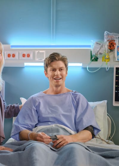 Connor Smiles from his Hospital Bed - Chesapeake Shores Season 6 Episode 1
