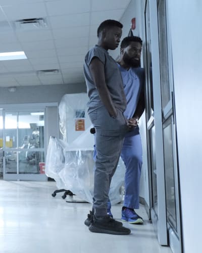 Worried About Nic - Tall - The Resident Season 4 Episode 5