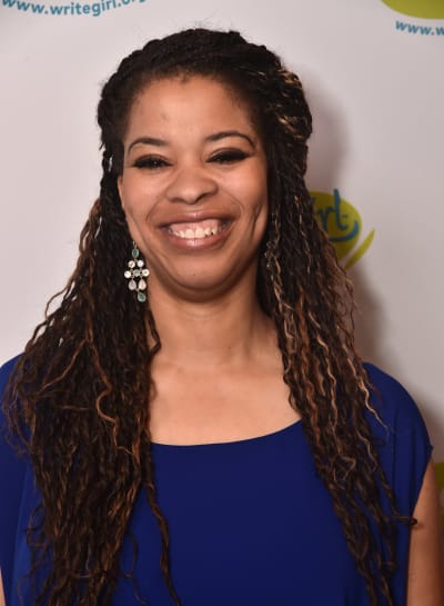 Nkechi Okoro Carroll attends Lights, Camera, WriteGirl! at Linwood Dunn Theater 