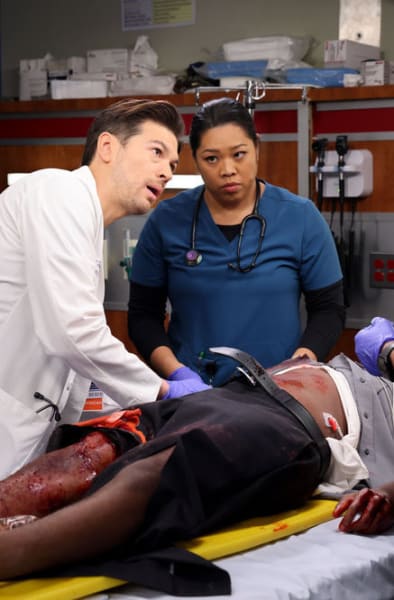 Tanaka-Reid Helps - Chicago Med Season 8 Episode 19