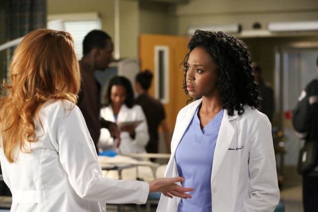 Stephanie and April - Grey's Anatomy Season 11 Episode 8