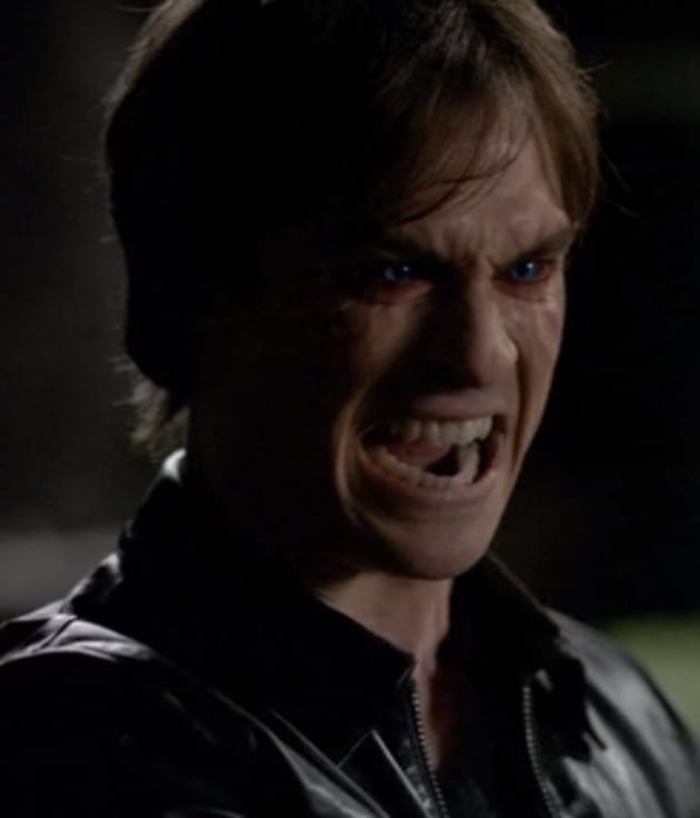 Putting on His Game Face - The Vampire Diaries Season 1 Episode 1
