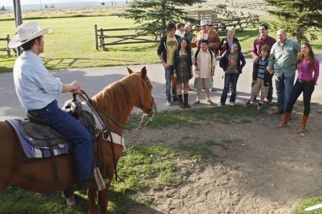 Family at a Dude Ranch