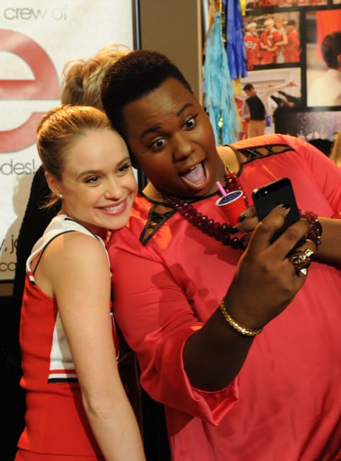 A Selfie on Set