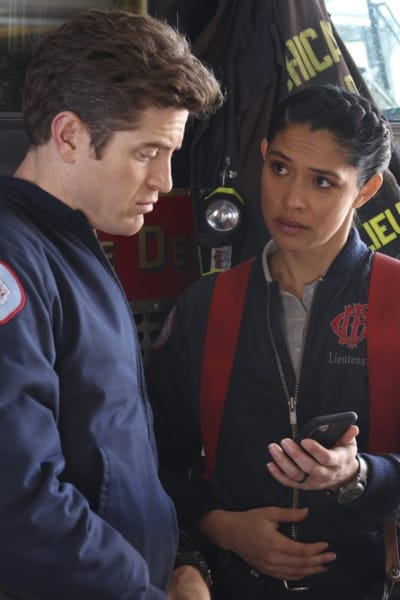 Carver and Stella - Chicago Fire Season 11 Episode 22