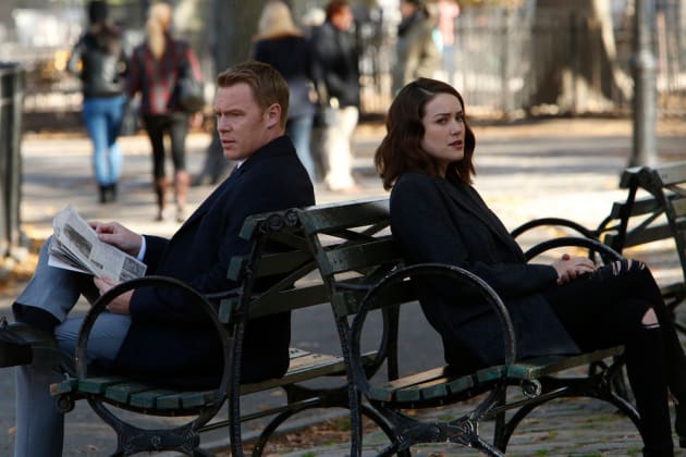 Ressler and Liz find some nice benches - The Blacklist Season 4 Episode 11