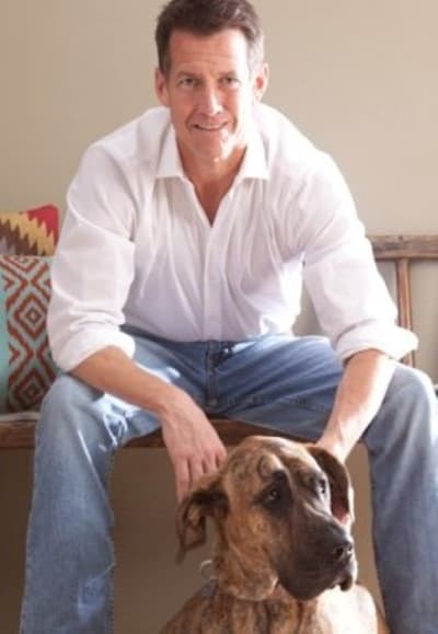 James Denton and Great Dane