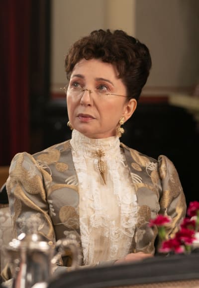 Mrs. Astor at her Desk - The Gilded Age Season 1 Episode 9