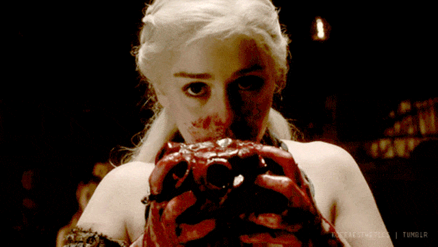Daenerys Eats a Horse's Heart - Game of Thrones