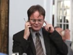 Dwight on the Phone