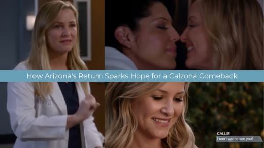 Arizona Robbins Return Collage - Grey's Anatomy