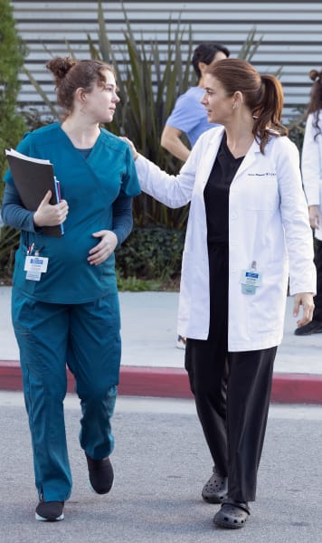 Addy Connects with a Student -tall - Grey's Anatomy Season 19 Episode 11