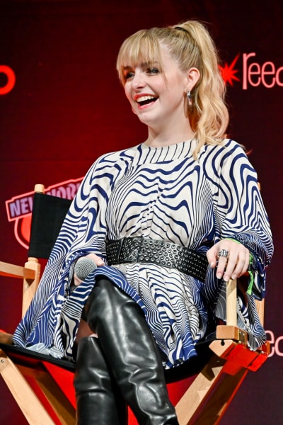 Mckenna Grace speaks onstage during the Ghostbusters: Afterlife Cast & Filmmakers Panel At New York Comic Con