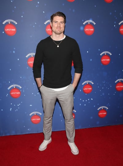 Marcus Rosner attends the Lifetime's Christmas Movie Stars Kick Off Say "Santa!" with "It's A Wonderful Lifetime"