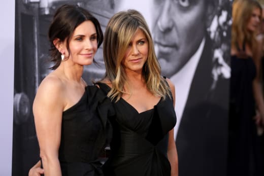 Courteney Cox and Jennifer Aniston 