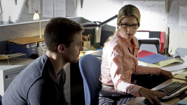 Emily Bett Rickards on Arrow