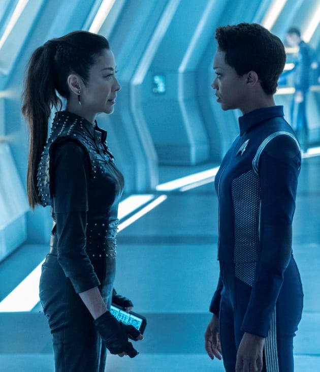 Burnham And Georgiou Star Trek Discovery Season 2 Episode 10