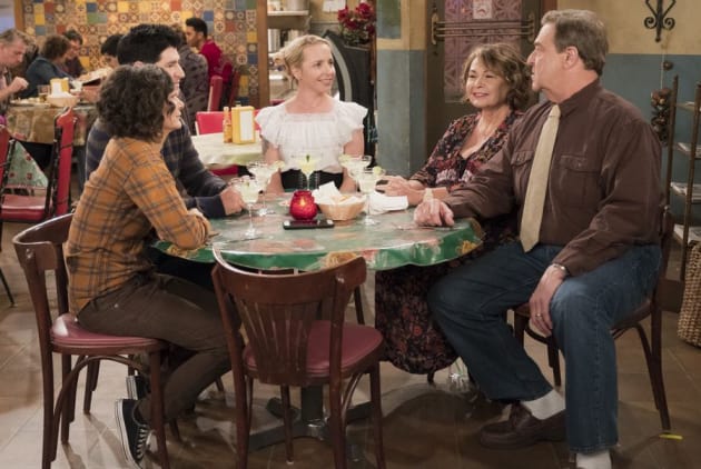 Family Dinner - Roseanne Season 10 Episode 8