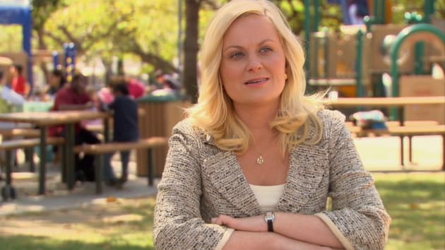 Leslie Knope at the Park - Parks and Recreation Season 1 Episode 1 - TV ...