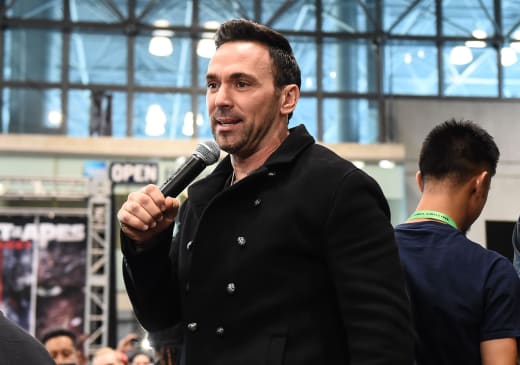  Jason David Frank Star of the Mighty Morphin Power Rangers attends the Saban's Power Rangers Legacy Wars tournament at New York 