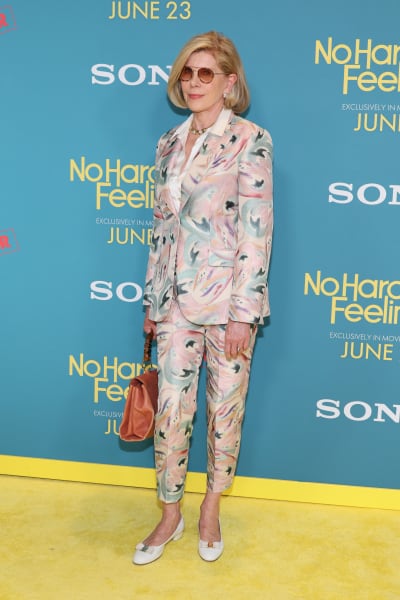 Christine Baranski attends Sony Pictures' "No Hard Feelings" premiere at AMC Lincoln Square Theater