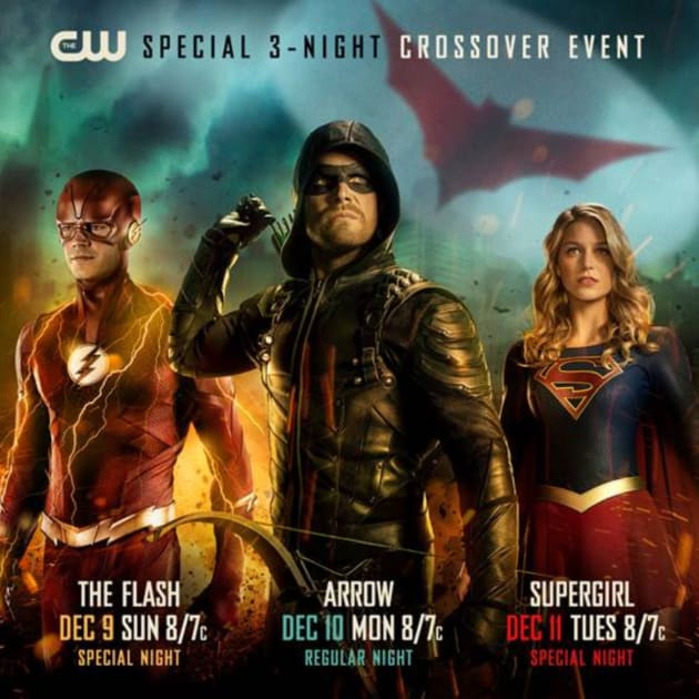 Arrowverse Elseworlds Crossover Poster Reveals Role Reversal For Two Heroes Tv Fanatic 1527