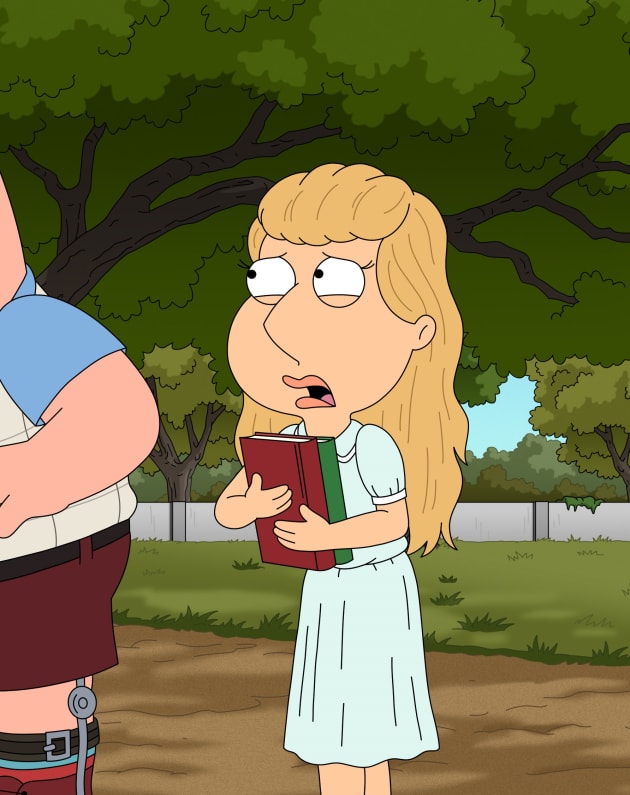 Lois in Forrest Gump - Family Guy Season 21 Episode 1 - TV Fanatic