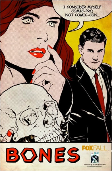 Bones Brennan and Booth POSTER 