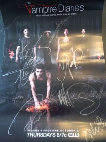 TVD signed Poster