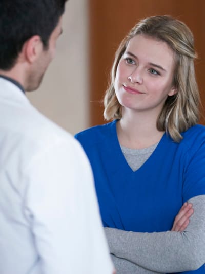 Grace And Evan Flirt - Nurses Season 1 Episode 2