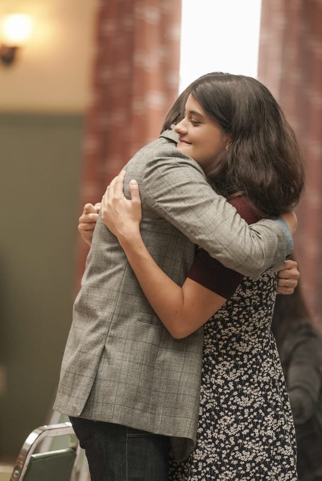 Celebratory hug - Single Drunk Female Season 1 Episode 3