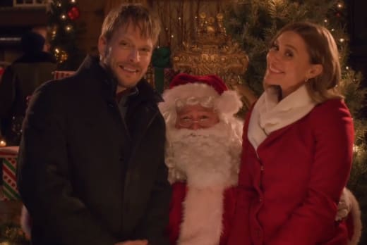 Sitting on Santa's Lap - Christmas on the Vine