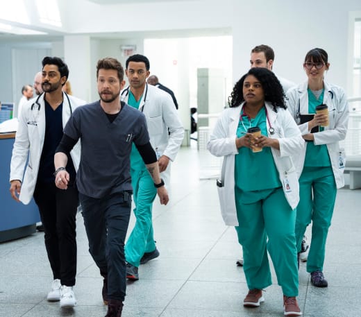 The Bros and the Interns - The Resident Season 5 Episode 9