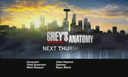 Grey's Anatomy Promos: "Golden Hour"