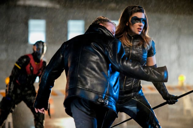 Dinah Drake Fights Arrow Season 6 Episode 22 TV Fanatic