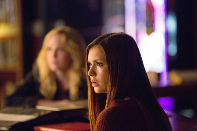 Elena in the Library