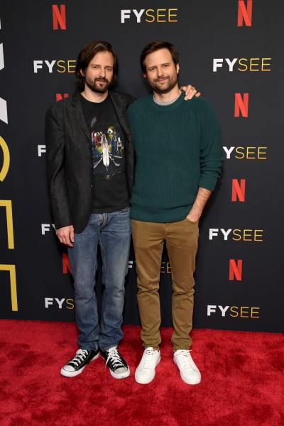 Matt Duffer and Ross Duffer attend Netflix Hosts "Stranger Things" Los Angeles FYSEE Event a
