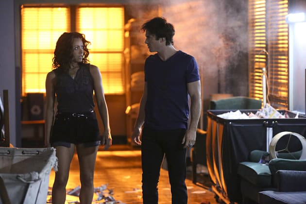 The Vampire Diaries Recap: Stefan vs. Damon, Round Ten: Wanna Feel the Heat  With Somebody